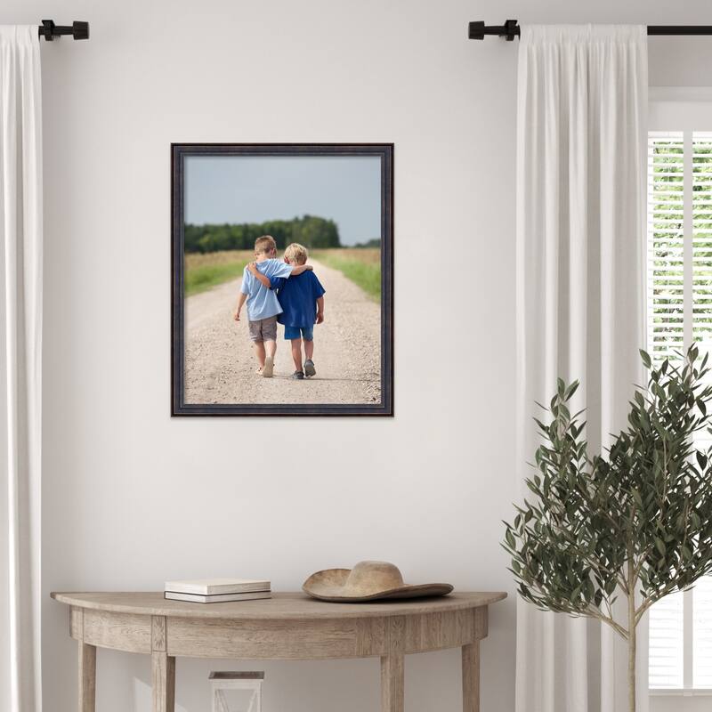 Dark Bronze Scoop Framed Picture Frame, Photo Frame