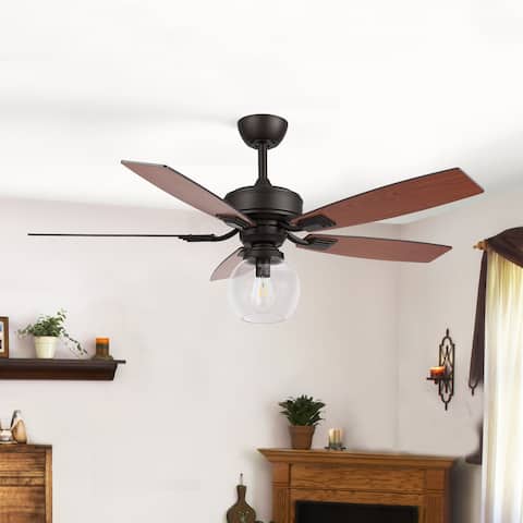 GetLedel 52-inch 5-Blade LED Ceiling Fan with Remote Control