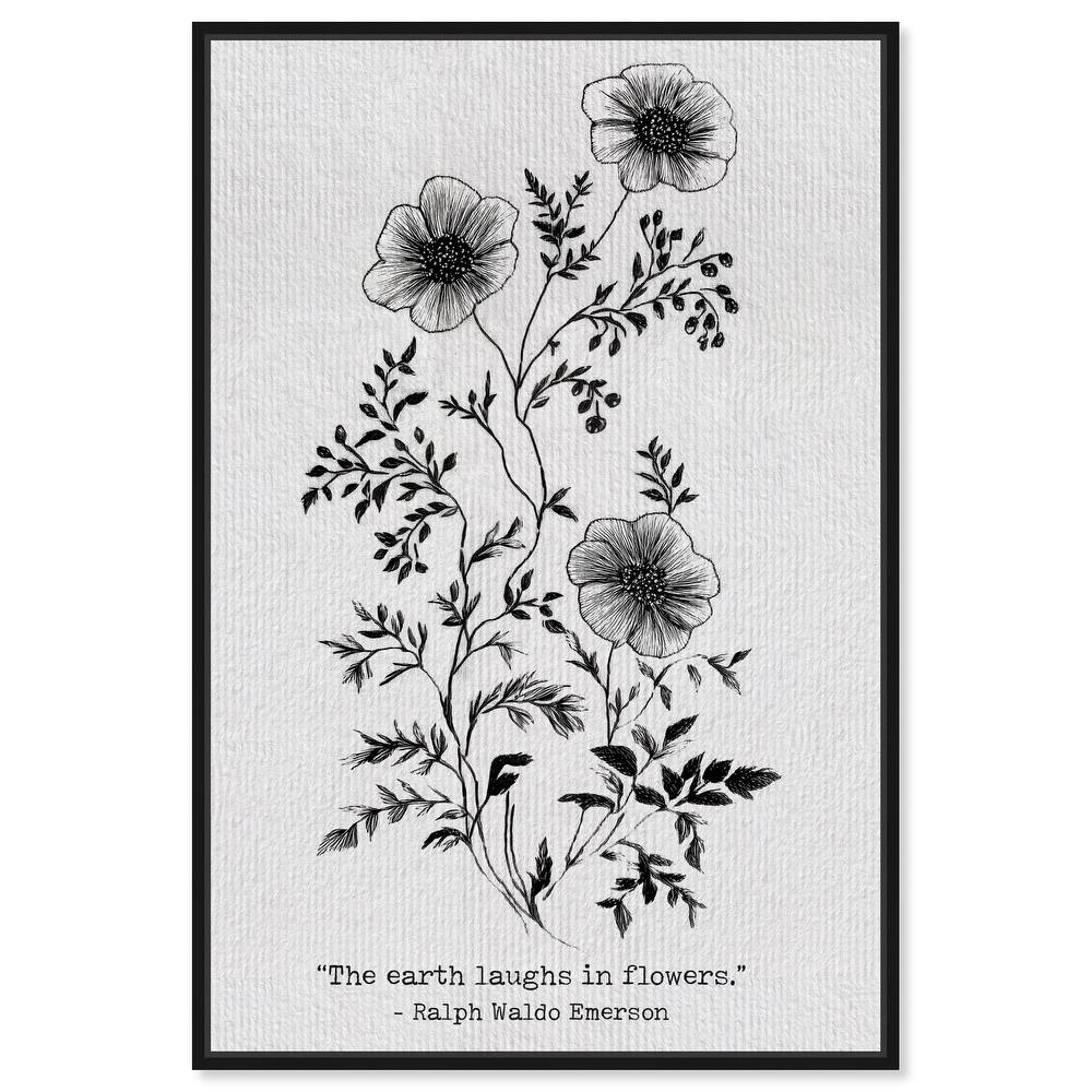 Earth Laughs in Flowers Canvas by Art Remedy