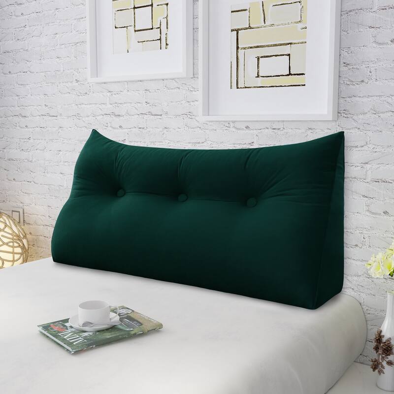 WOWMAX Bed Rest Wedge Bolster Reading Pillow Daybed Dorm Headboard
