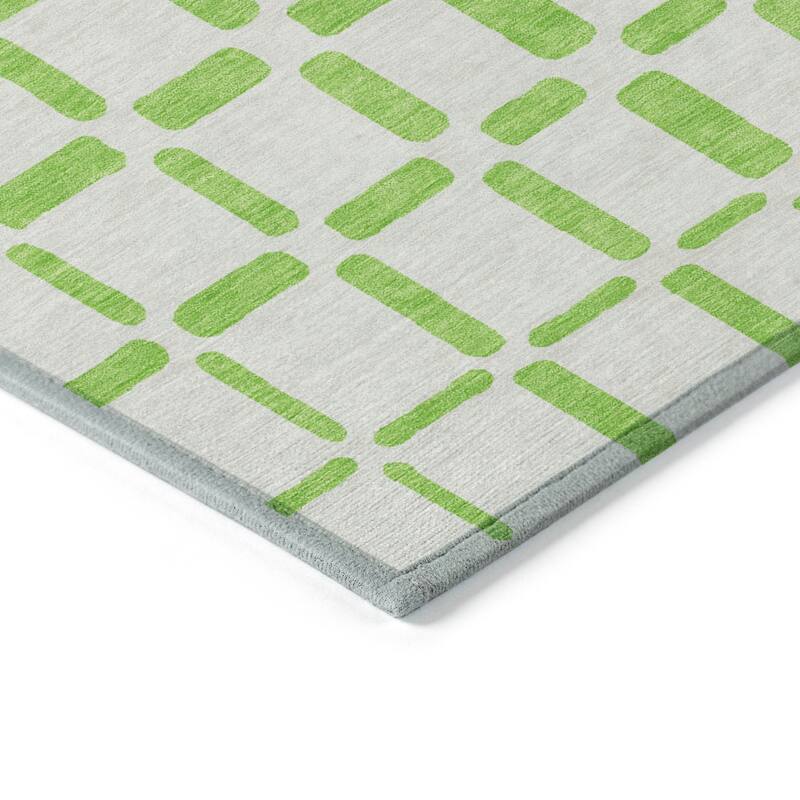 Machine Washable Indoor/ Outdoor Chantille Contemporary Geo Rug