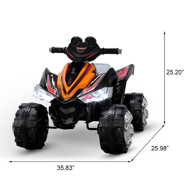 battery powered quad for 6 year old