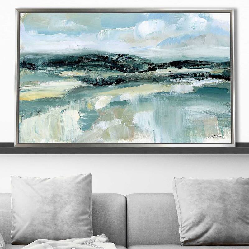 "Clouds at Hilltop" Print on Floating Canvas