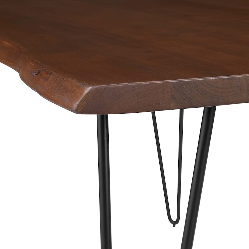 Ardor 60" Live Edge Acacia Wood Rectangular Dining Table