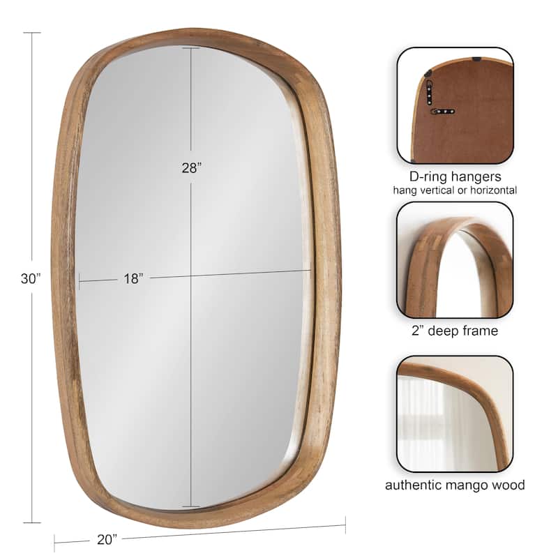 Kate and Laurel Prema Framed Wall Mirror