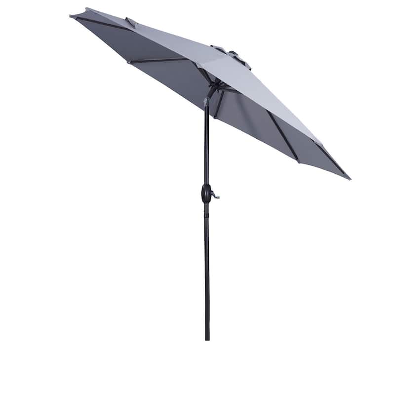 9 ft.Aluminum Market High Quality Light Tilt Patio Beach Umbrella without Base