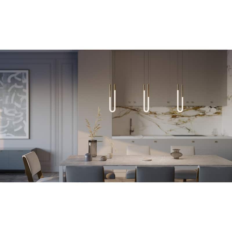 AFX ADEP06LAJUD Adel 4" Wide LED Abstract Mini Pendant