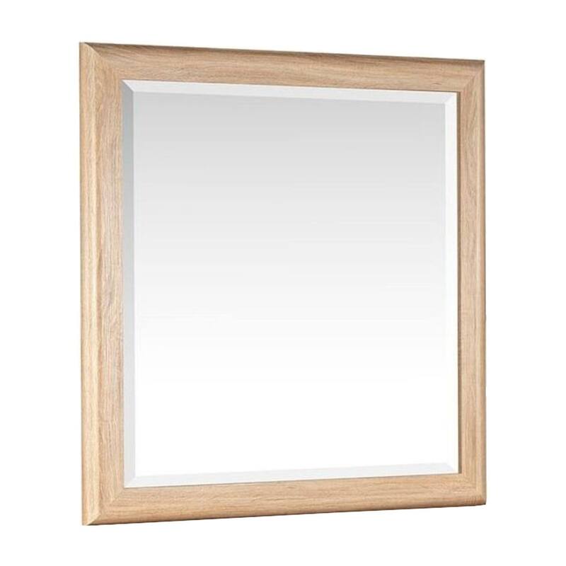 Magnussen Home Brentwood Heights Provincial Brown Double Drawer Dresser with Portrait Mirror