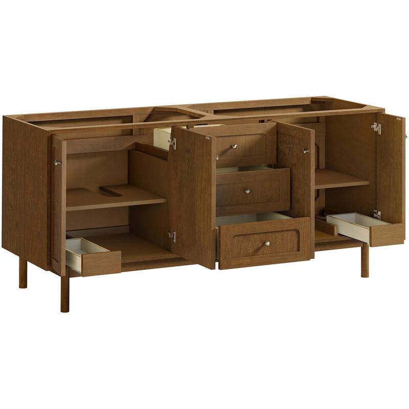 James Martin Vanities 545-V72-3LDL Laurent 72" Double Basin Poplar