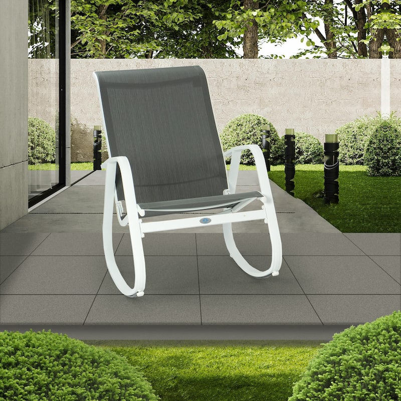 Kozyard Outdoor Contemporary Patio Rocking Sling Chair