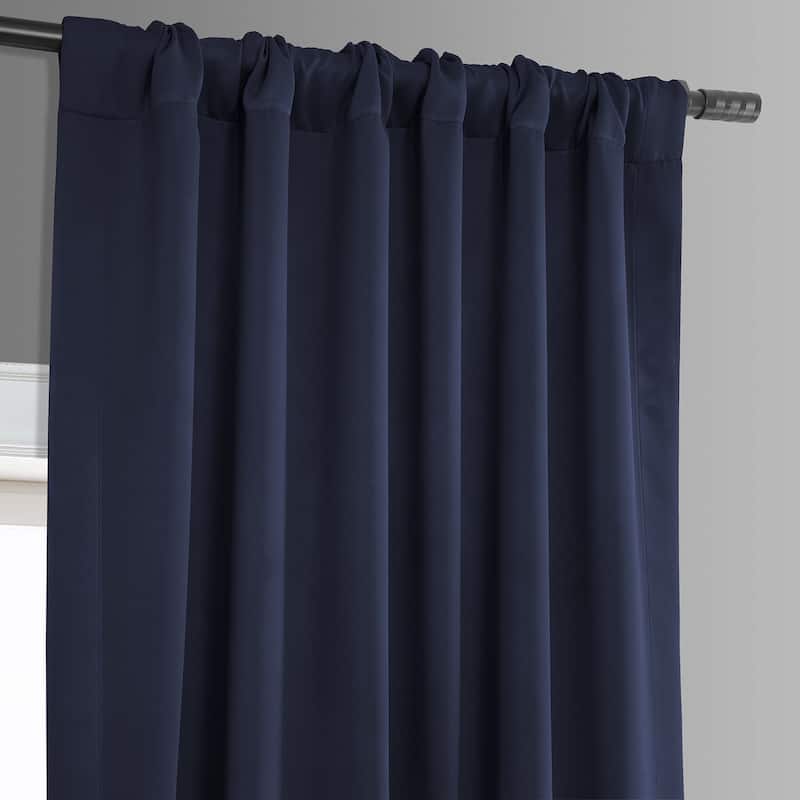 Exclusive Fabrics Room Darkening Curtain Panel Pair 63 inches (2 Panels) - 50 x 63