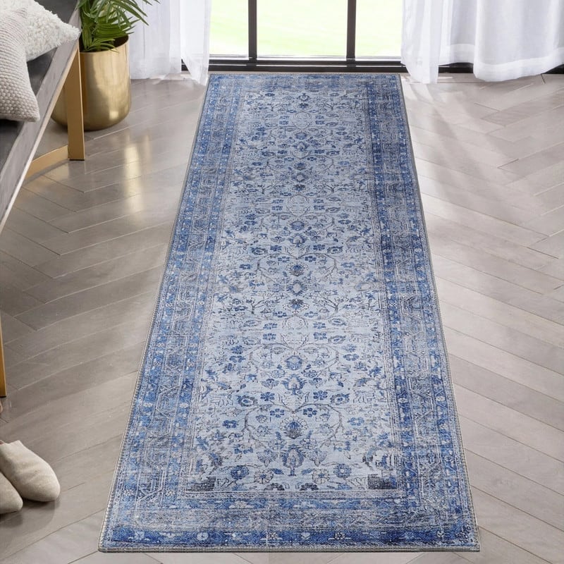 Superior Anwen Abstract Medallion Indoor Runner or Area Rug