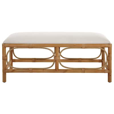 Uttermost 23755 Laguna 48" Wide Wood Framed Fabric Bench