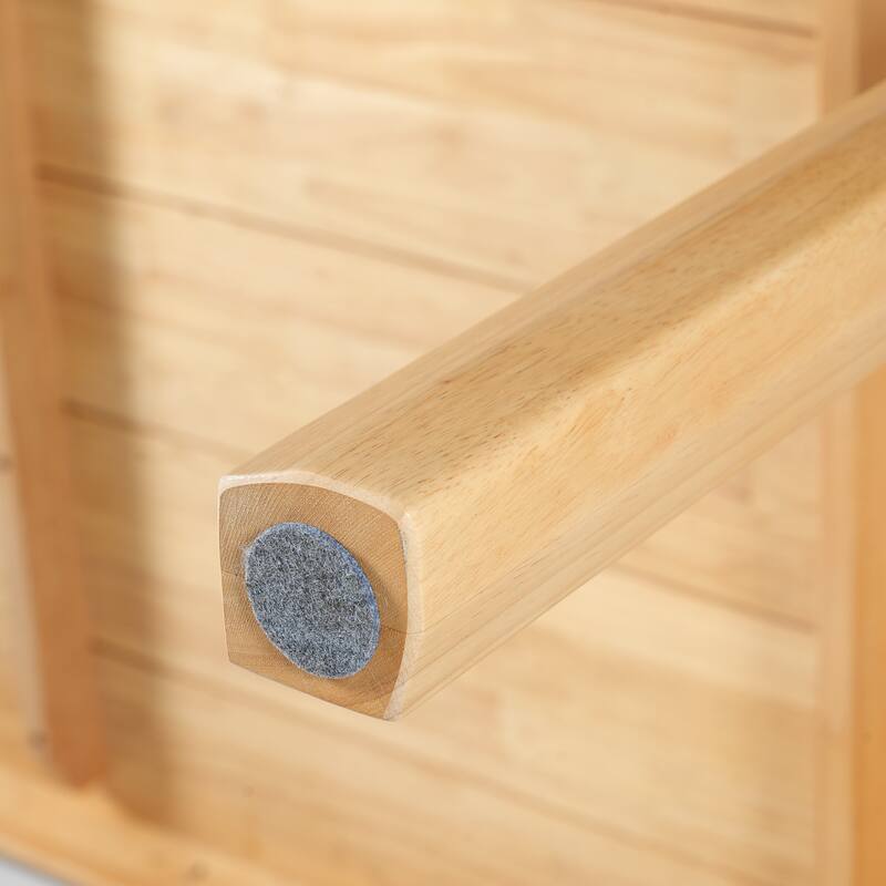 Christopher Knight Home - Modern 7-Piece Wooden Dining Table Set with Fabric Upholstered Windsor Dining Chairs