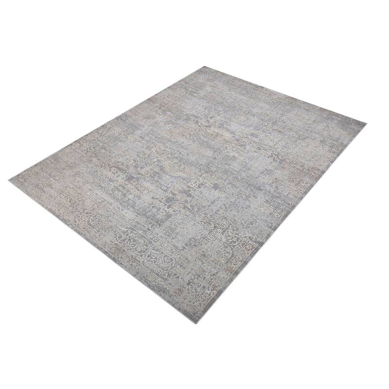 Vintage Regal Grey Beige Rug