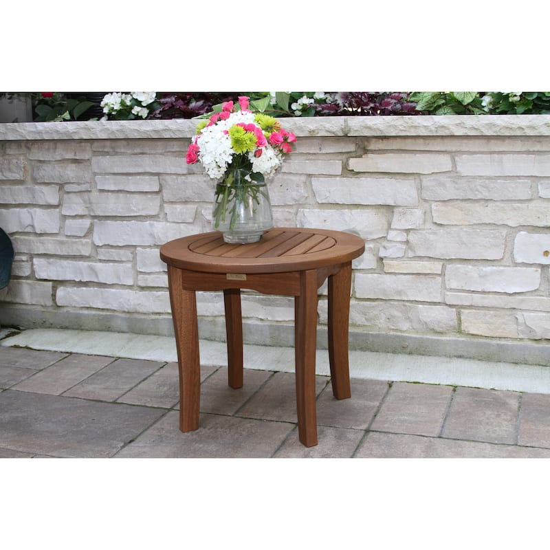 3 pc. Eilaf Eucalyptus Rocking Set with Round Accent Table