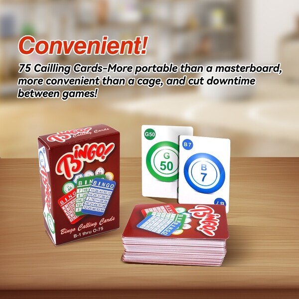 GSE™ Complete Bingo Game Set with 100 Bingo Cards, 1000 Bingo