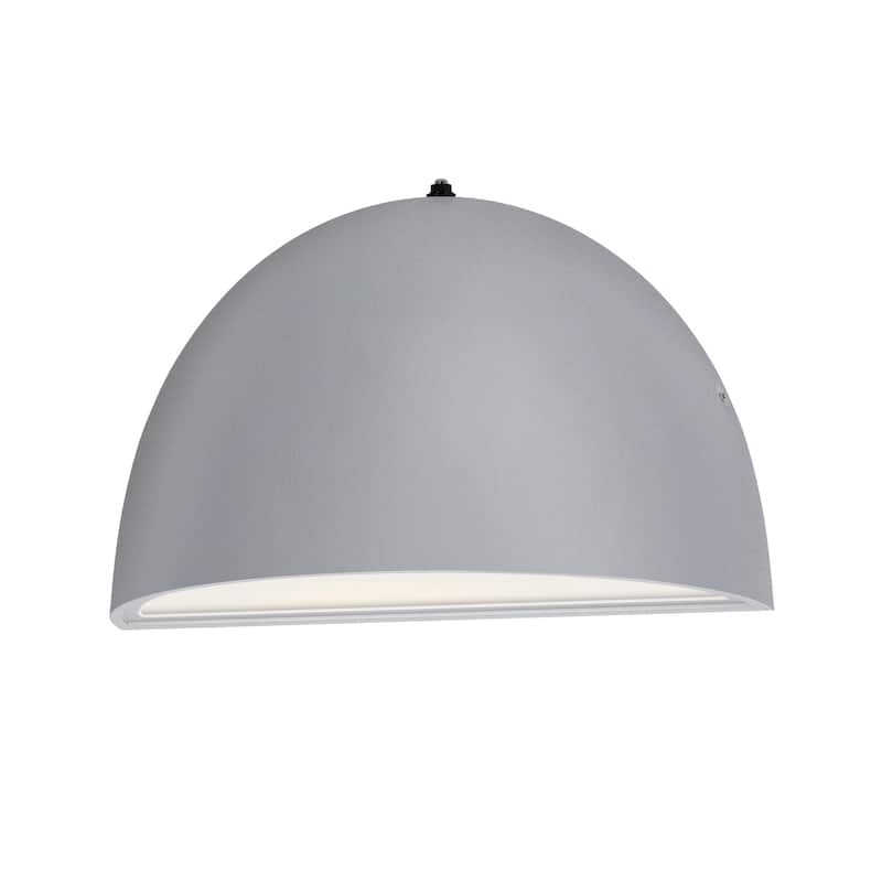 Maxim Pathfinder 5" Tall LED Outdoor Wall Sconce - Silver