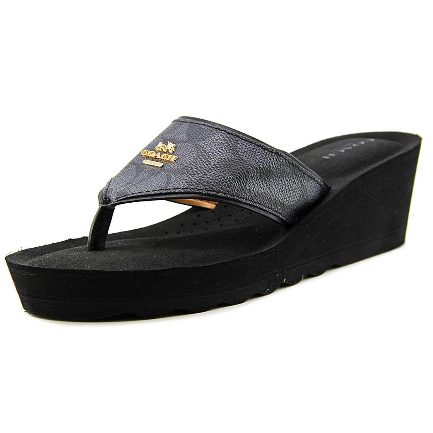 coach janice flip flops