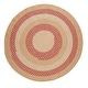 preview thumbnail 26 of 24, Rhody Rug Mission Hill Indoor/Outdoor Braided Area Rug Natural - 10' Round