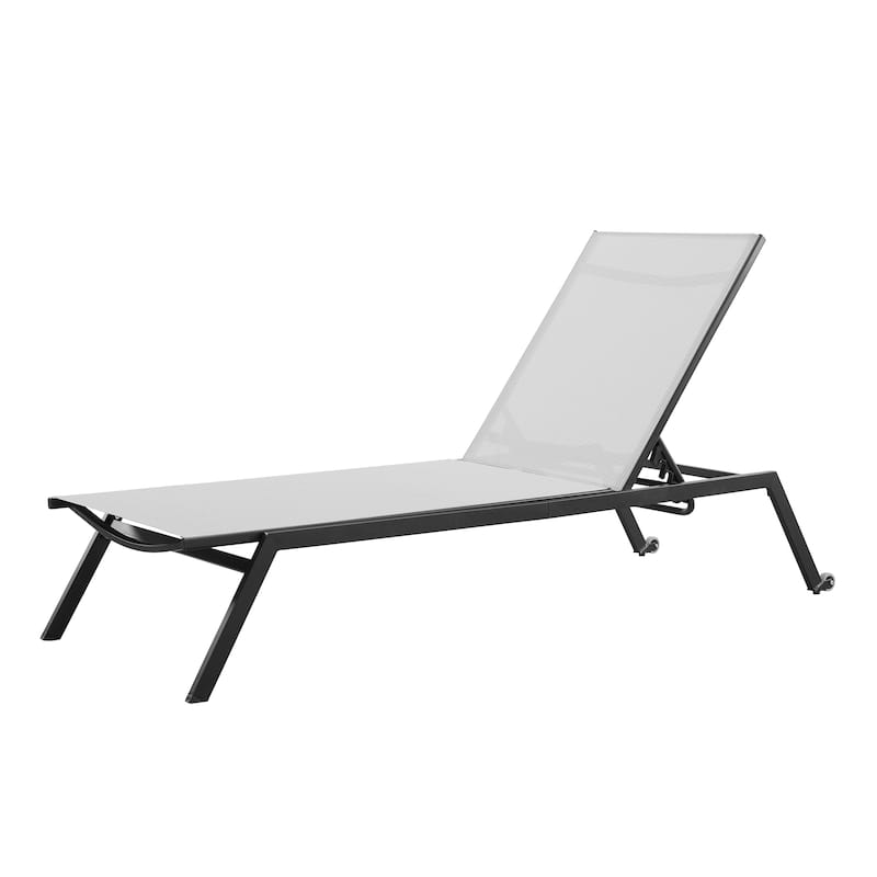Corvus Torino Sling Fabric Reclining Outdoor Chaise Lounges (Set of 4)