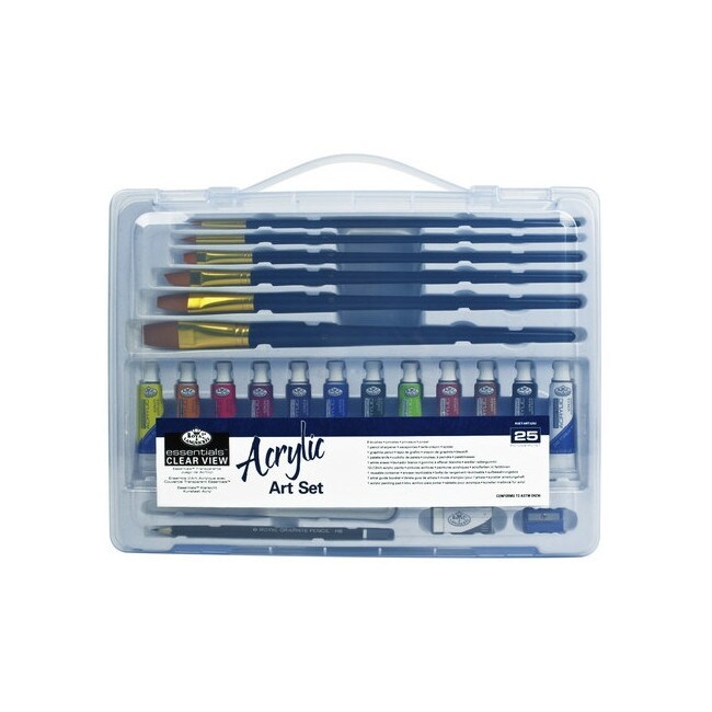 Shop Royal Brush Rsetart3202 Essentials Large Clear View Acrylic