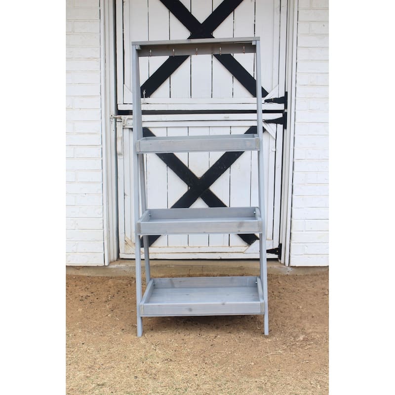 Zylina Portside Garden Storage with Hooks - 27 x 17 x 60