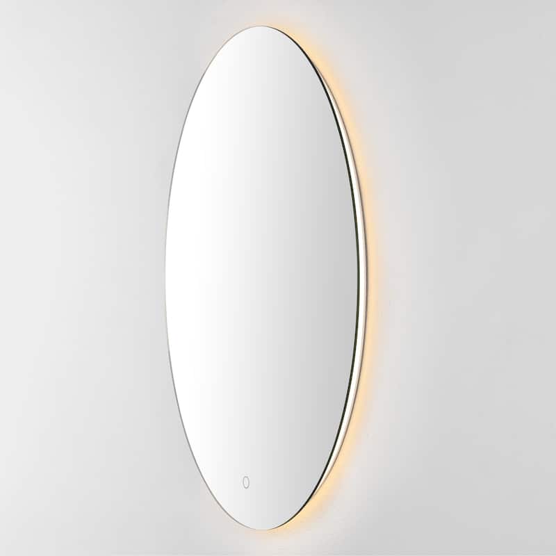 SAFAVIEH Home Nolan 24" LED Vanity Mirror - White