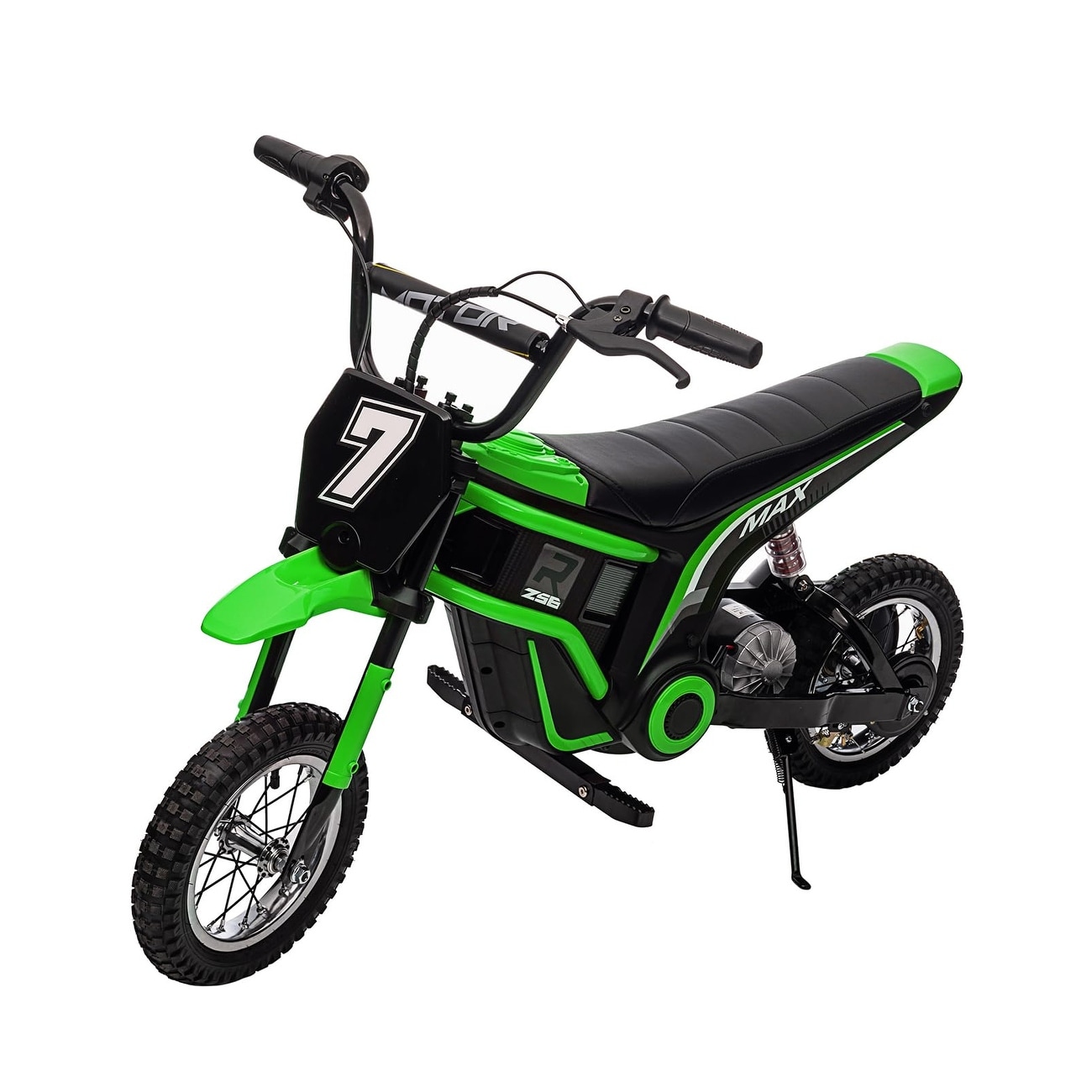 24V Kids Dirt Bike Green 7