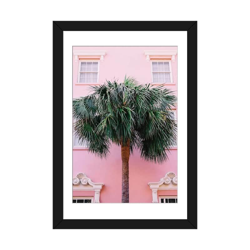 iCanvas "Charleston Pink" by Bethany Young PFA - Black - 32x24x1