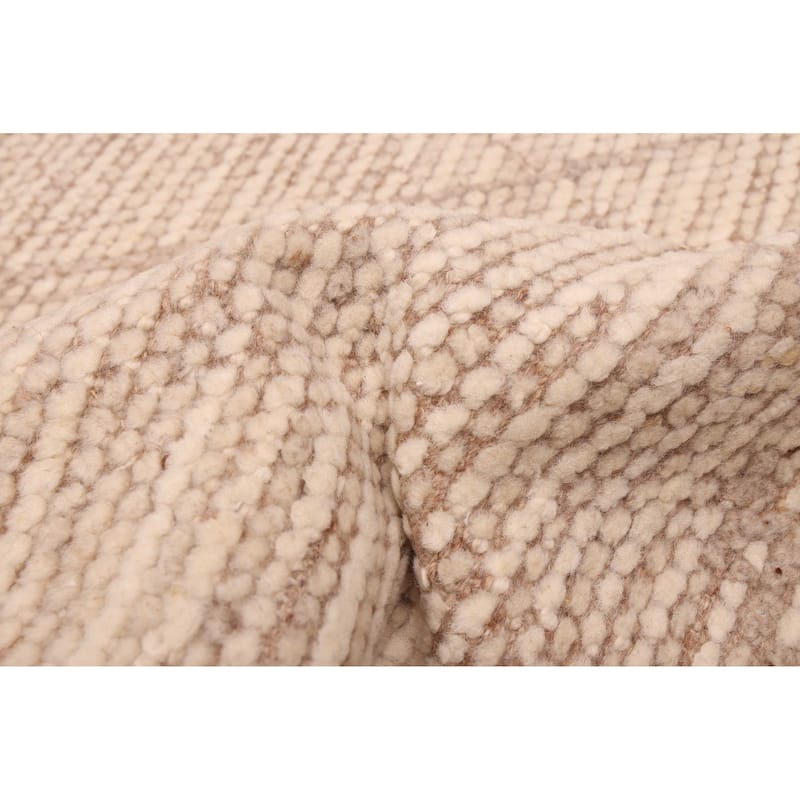 ECARPETGALLERY Hand-knotted Looma Beige Wool Rug - 8'3 x 10'0