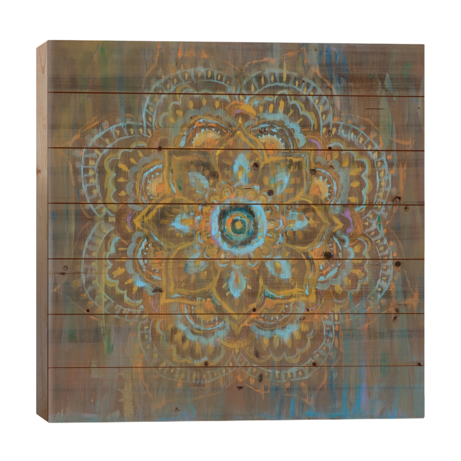 Bombay Bohemian Print On Wood by Danhui Nai - Multi-Color