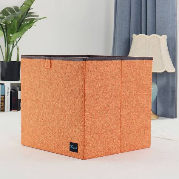 Shop Fabric Storage Bins Baskets Foldable Cloth Storage Cubes Organizers For Closet On Sale Overstock 28517496