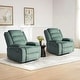 preview thumbnail 29 of 39, 2 Set Classic and Traditional Manual Recliner Chair