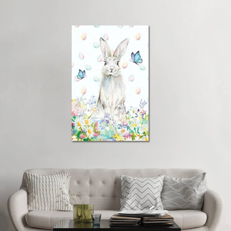 iCanvas "Tall Easter Bunny" by Patricia Pinto Canvas Print - 48x32x1.5