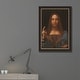 Salvator Mundi by Leonardo da Vinci Giclee Print Oil Painting Black ...