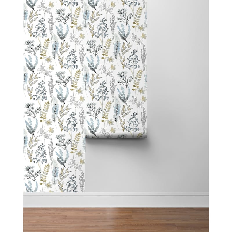 NextWall Wild Garden Peel and Stick Wallpaper