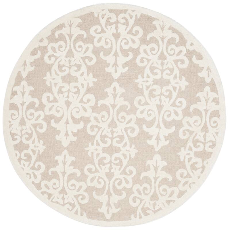 SAFAVIEH Handmade Bella Marilyne Modern Floral Wool Rug