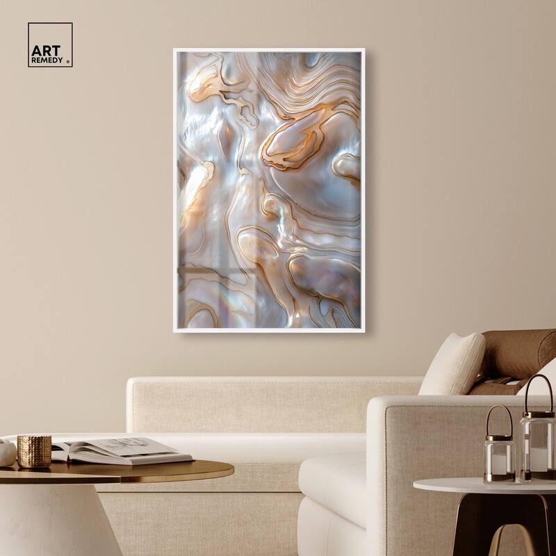 Fluid Preciousness I Shadowbox by Art Remedy