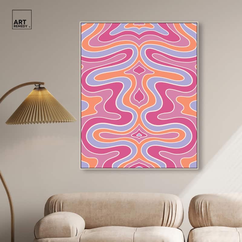 Bubble Gum Retro II Canvas by Art Remedy