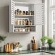 preview thumbnail 4 of 11, Bathroom Wall Cabinet Storage Organizer with Adjustable Shelf Double Door