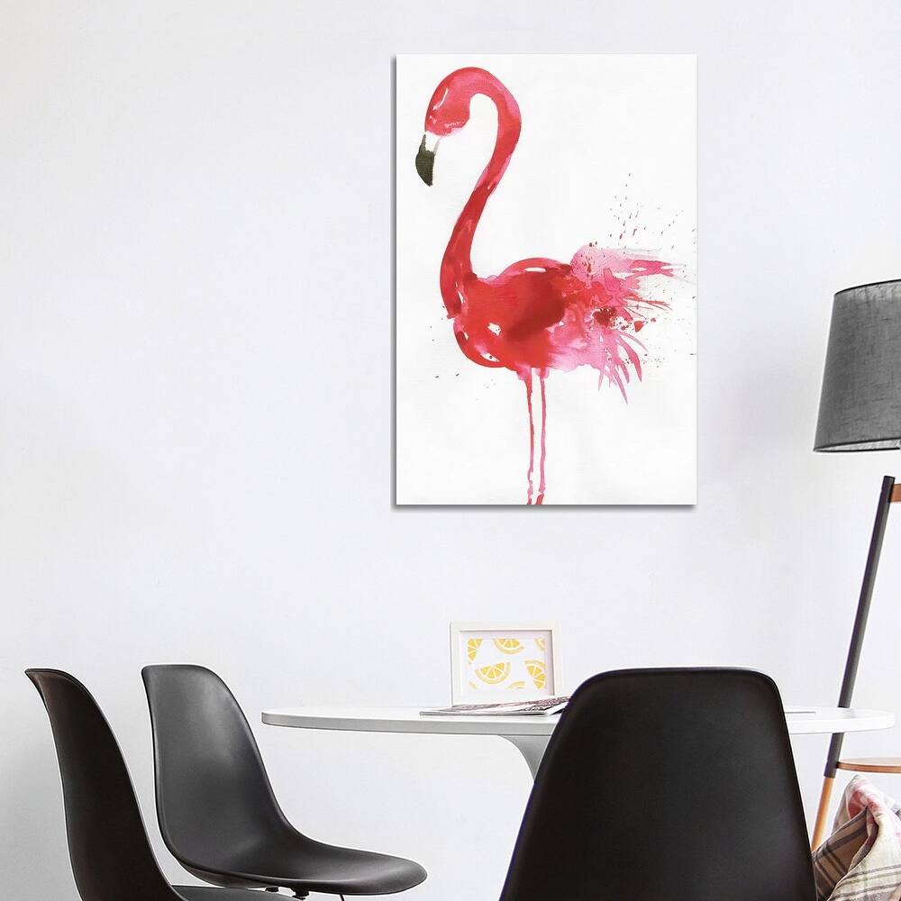 iCanvas "Flamingo Portrait I" by Aimee Wilson Canvas Print