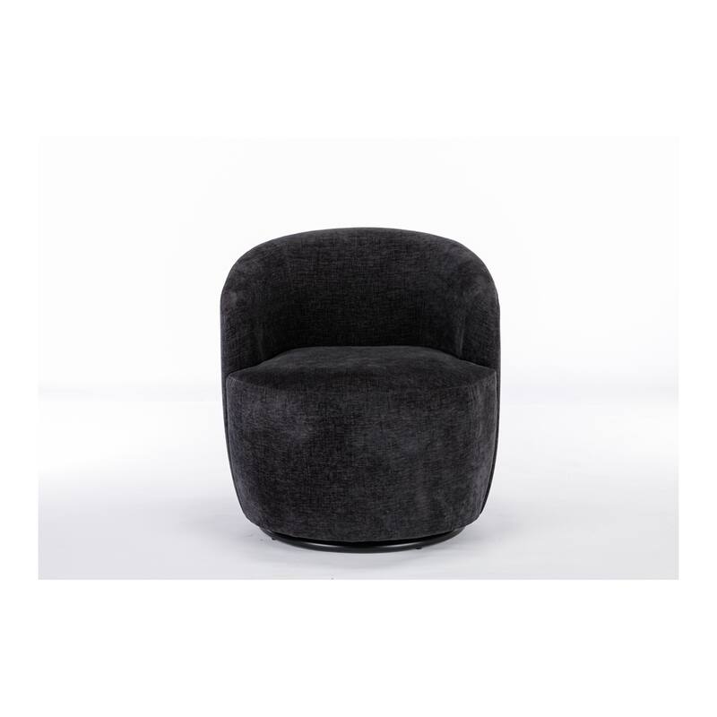 Fabric Swivel Accent Barrel Chair