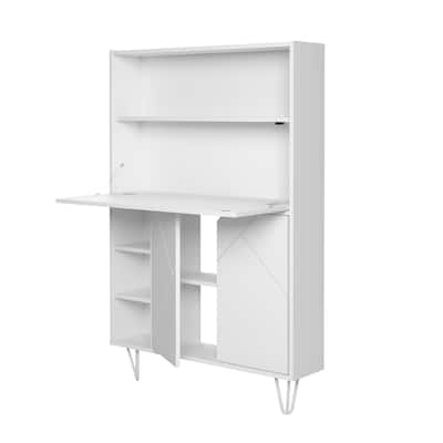 Nexera Slim Secretary Desk