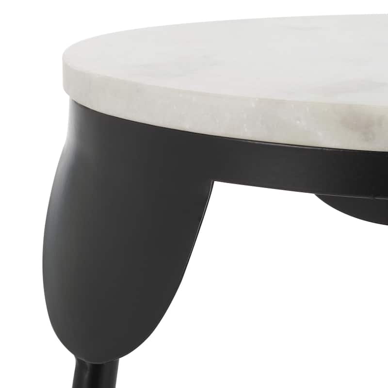 SAFAVIEH Cordie Round Accent Table - 12" W x 12" D x 19" H - 12Wx12Dx19H