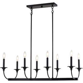 Vaxcel Lighting H0315 Durham 8 Light 36" Wide Taper Candle Style