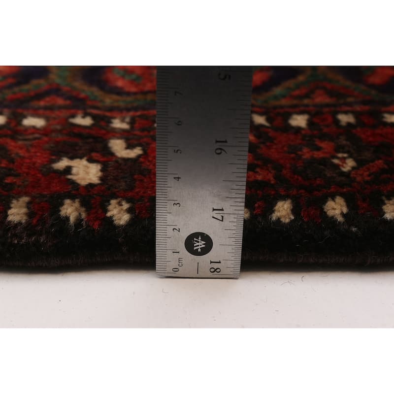 ECARPETGALLERY Hand-knotted Konya Anatolian Navy Wool Rug - 3'7 x 14'8