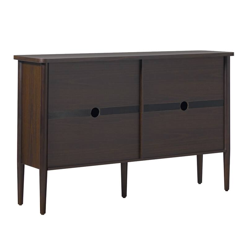 Walker Edison Modern Fluted Wood Buffet Sideboard with Storage
