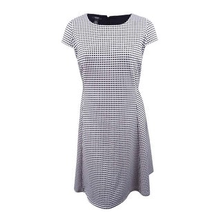 plus size gingham print dress