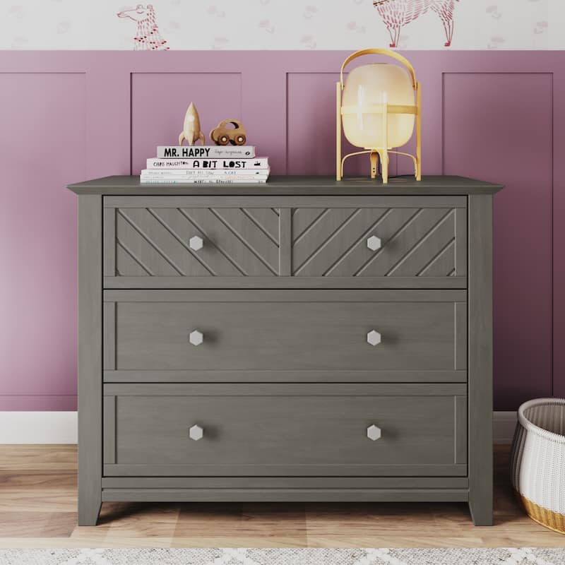 Child Craft Atwood 3-Drawer Dresser - Lunar gray
